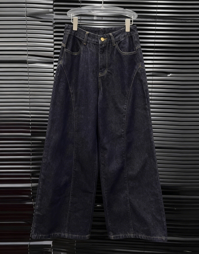 Short cotton jacket+jeans two-piece set