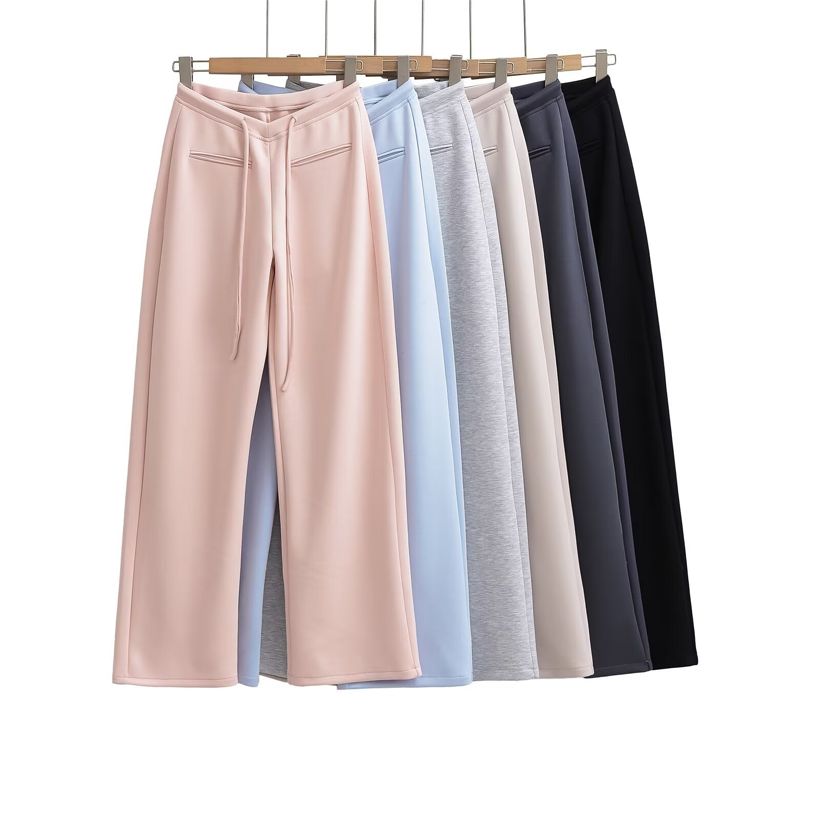 Loose straight leg wide leg pants, sports pants, casual pants