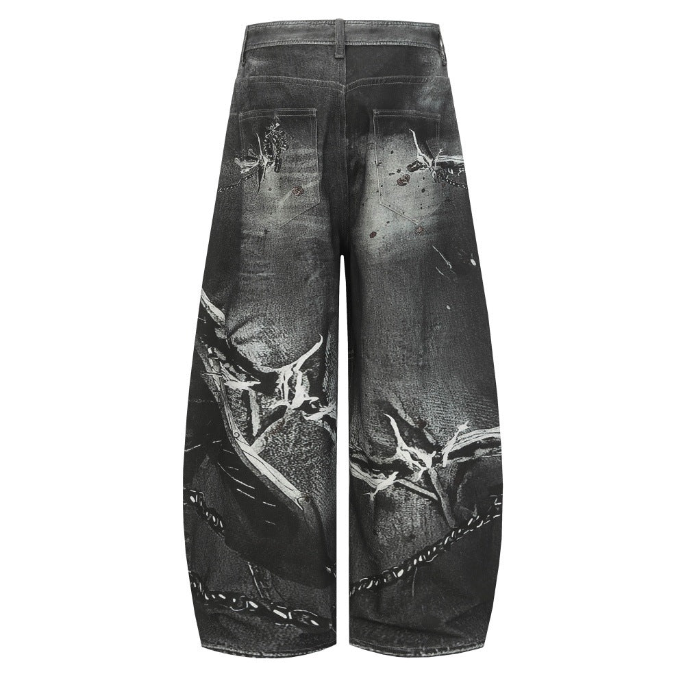 Loose wide leg pants