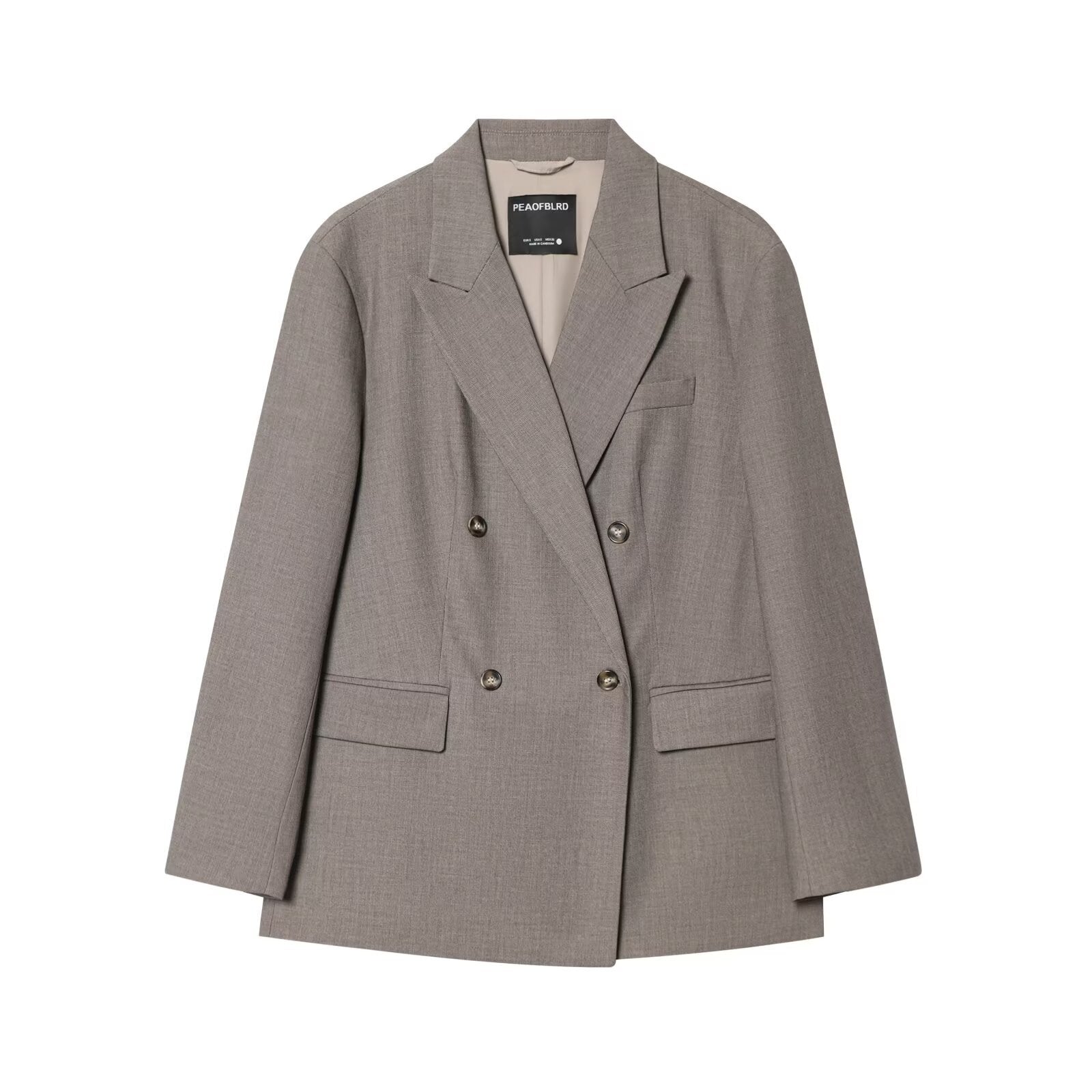 Double breasted casual suit+pants set