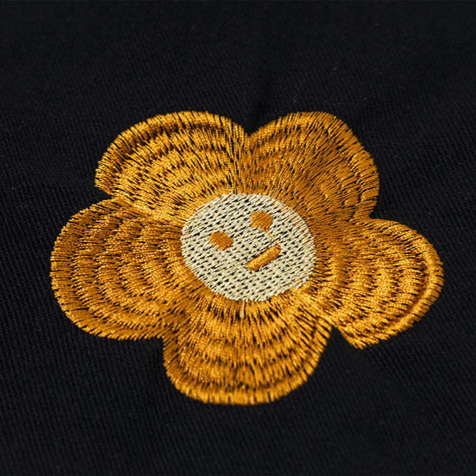 Washed and Embroidered Jeans