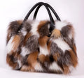 Luxry Real Fox Fur Women Handbags Genuine leather Newest Party Multicolour Bags Fox Fur Ladies Shoulder Bag Gift Crossbody bags