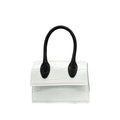 Fashion Crocodile Pattern PVC Women Top Handle Purse Jelly Color Brand Crossbody Bag  Summer Mini Beach Handbag