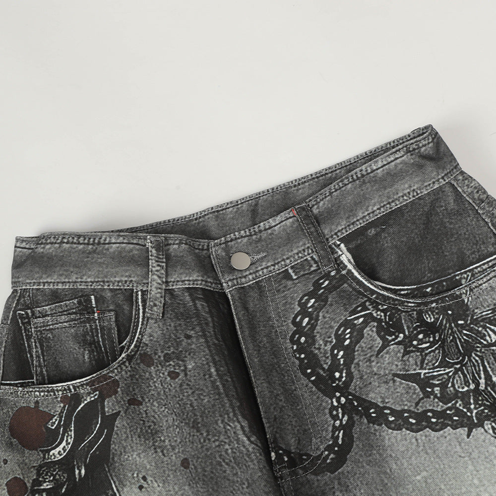 Loose wide leg pants