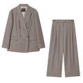 Commuting style double breasted suit+trousers