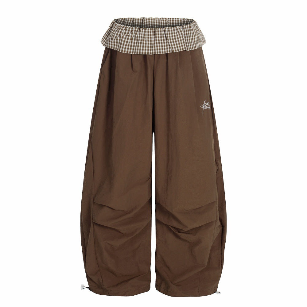 Loose wide leg pants