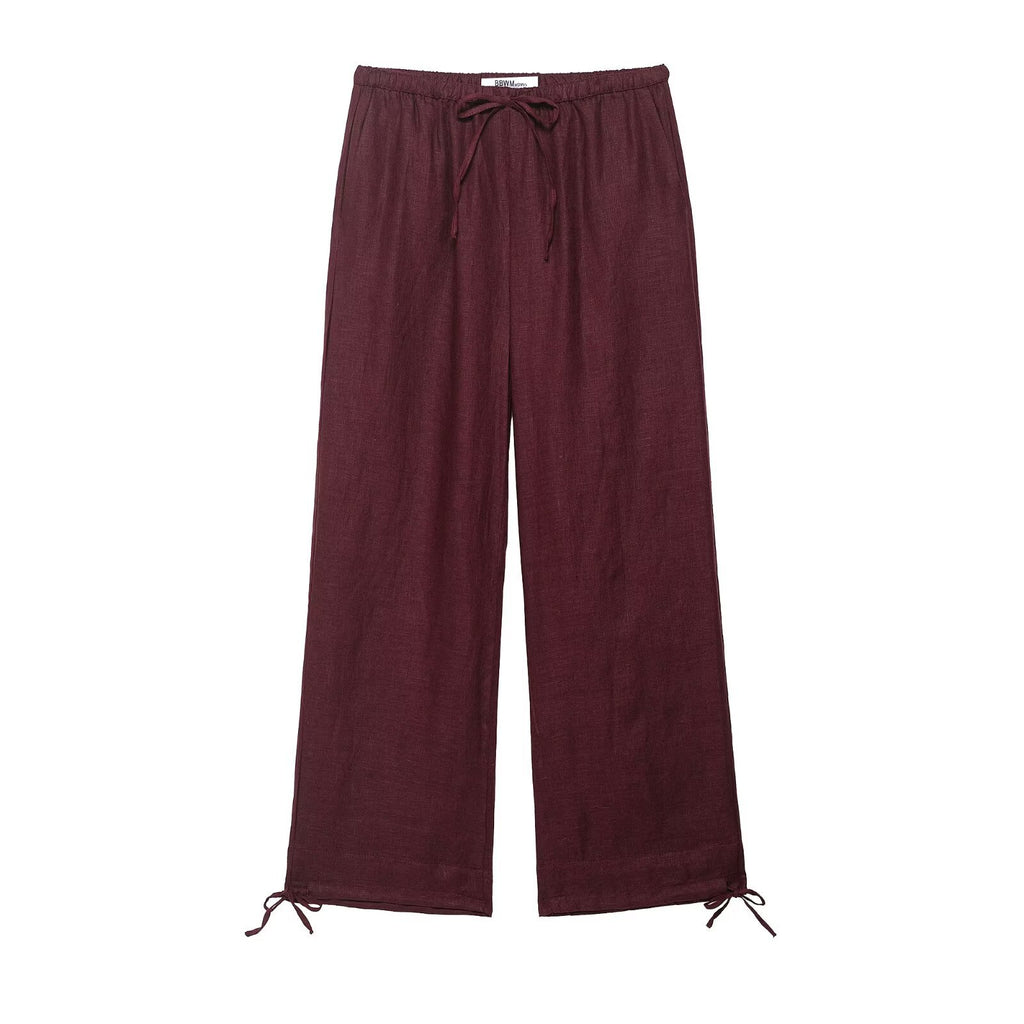 Women's suit jacket+linen lantern pants