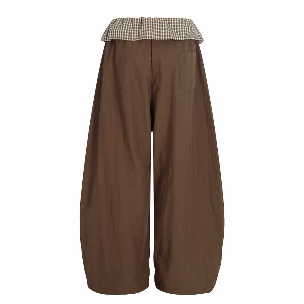 Loose wide leg pants