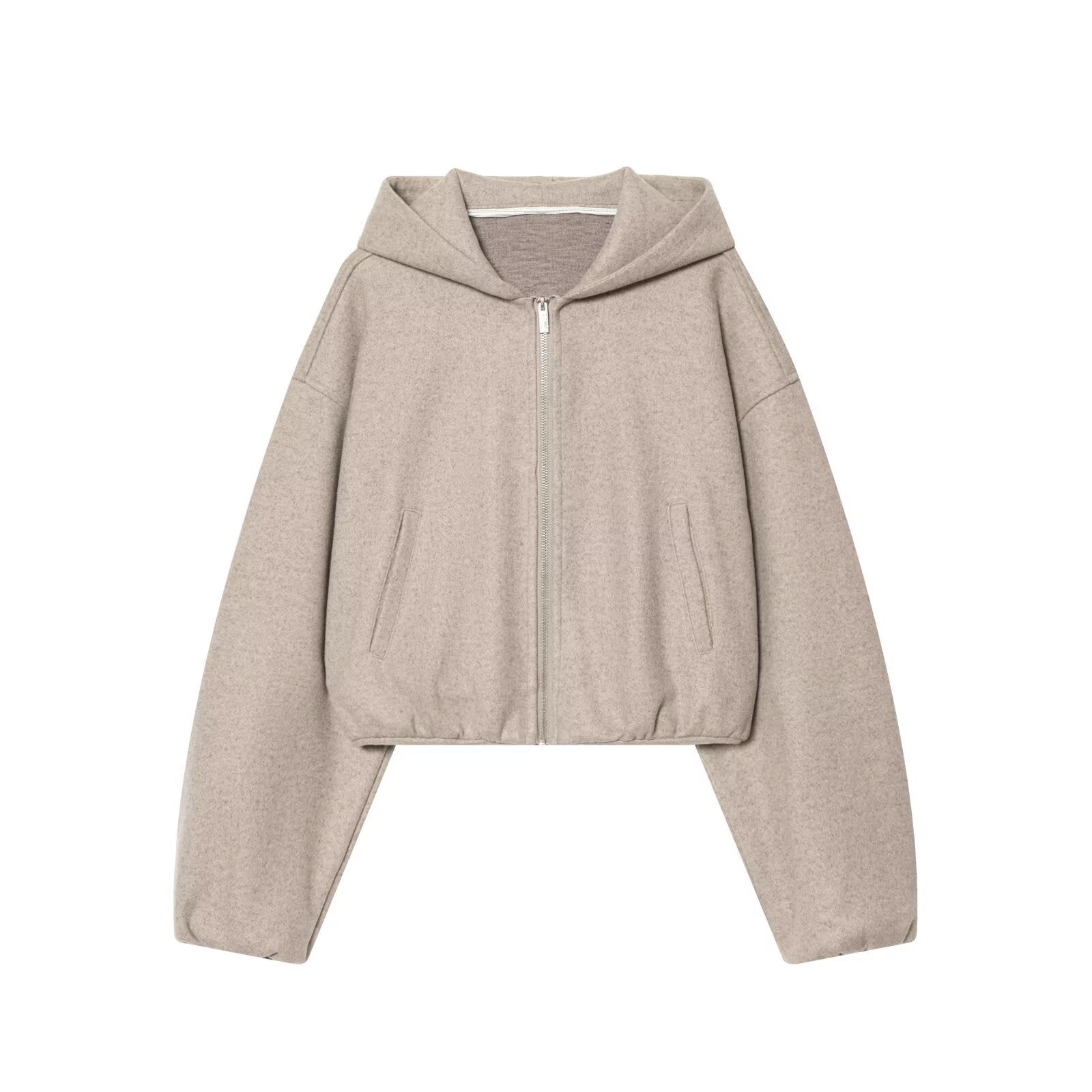 New Women's Fashionable Soft Hooded Jacket Outerwear Soft High-Waisted Pants