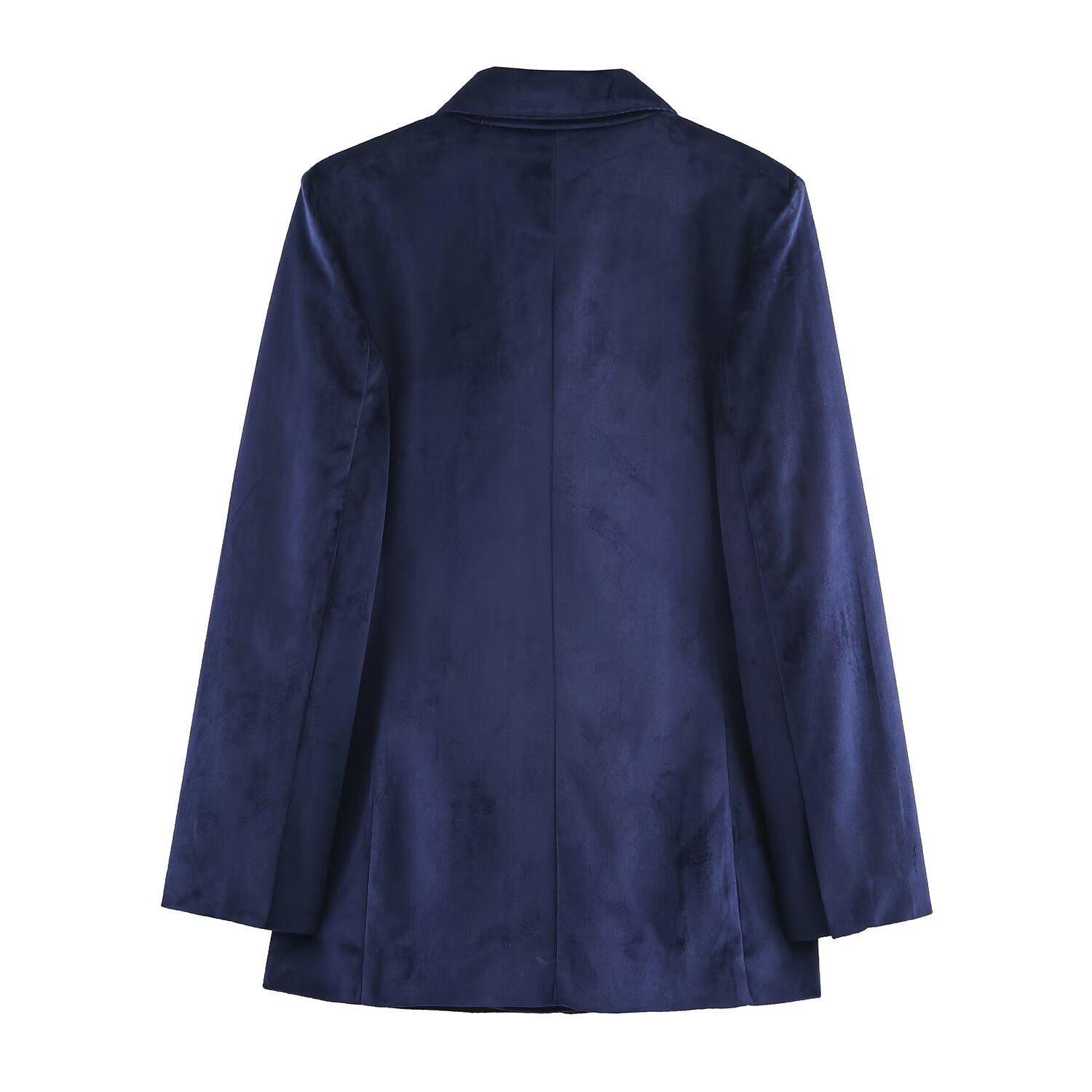 Velvet suit jacket+flared pants women's clothing
