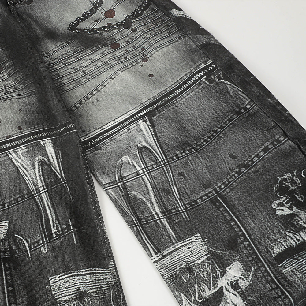 Loose wide leg pants