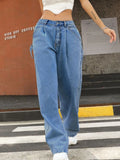 Wide Leg Jeans with Pockets