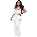 Urban Style Sexy Sheer Knit Hand-Knit Tassel Beach Set