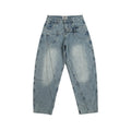 Splicing jeans men's loose casual pants