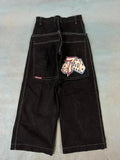 Wide leg jeans for men's street casual loose pants