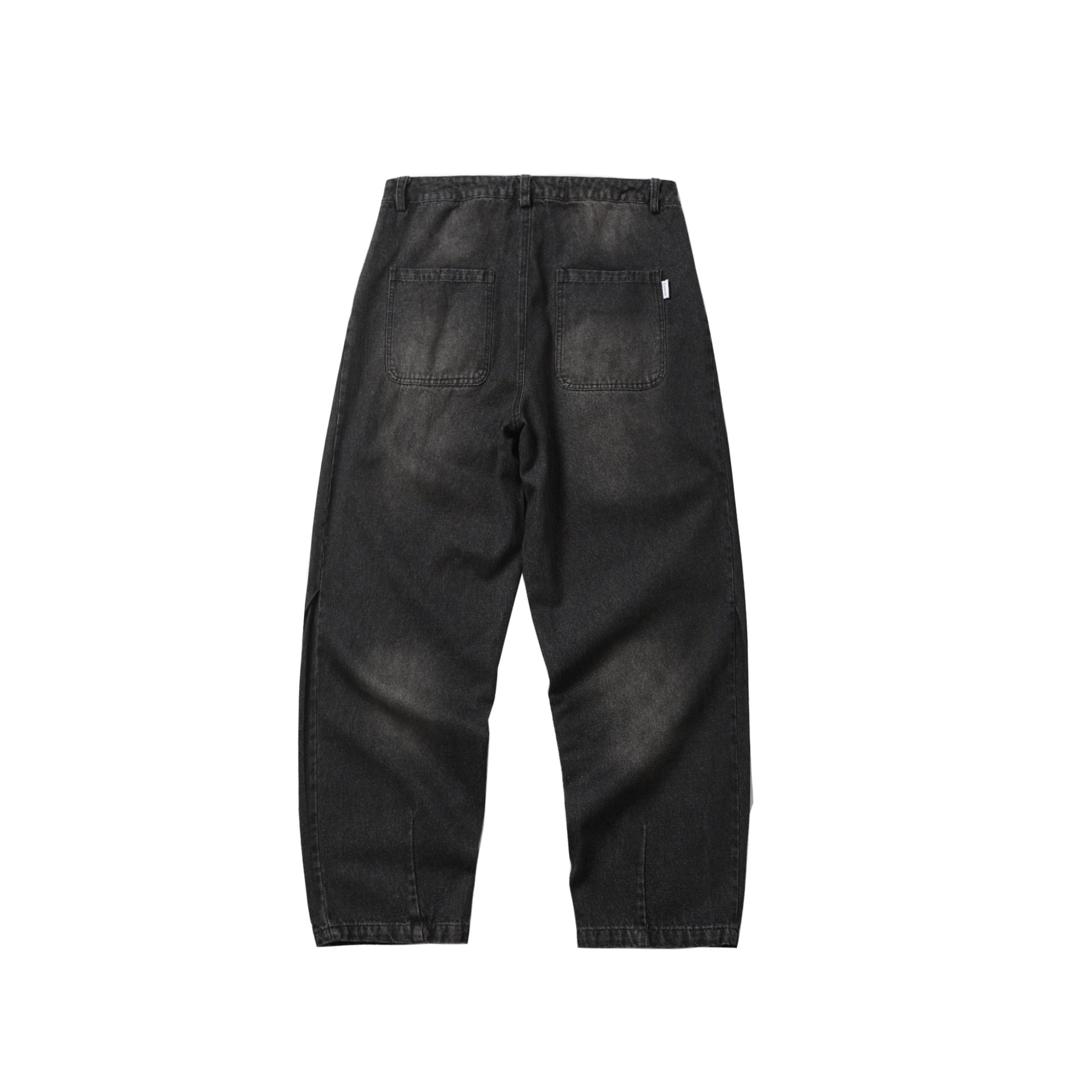 Loose Fit Washed Straight Leg Wide Leg Jeans for Men