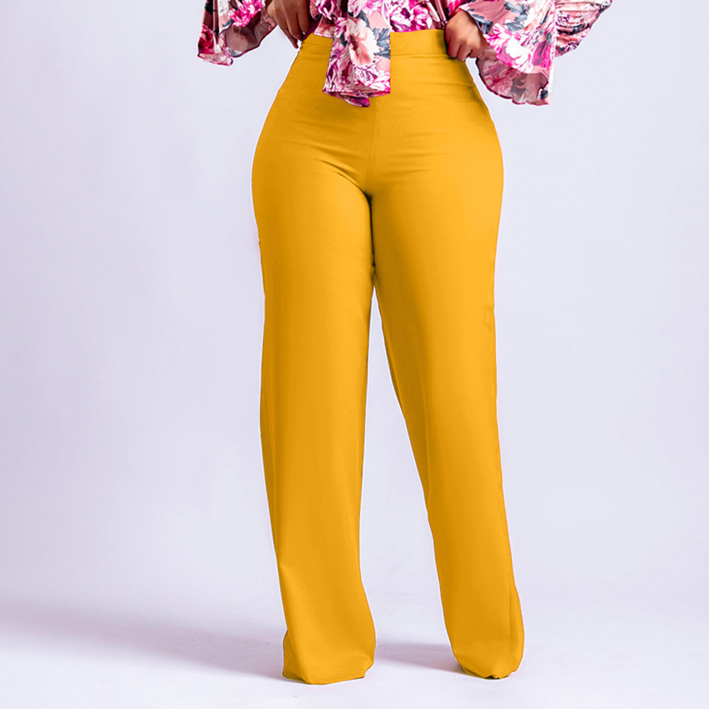 Wide leg pants and long pants