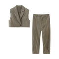 Short vest and pants set